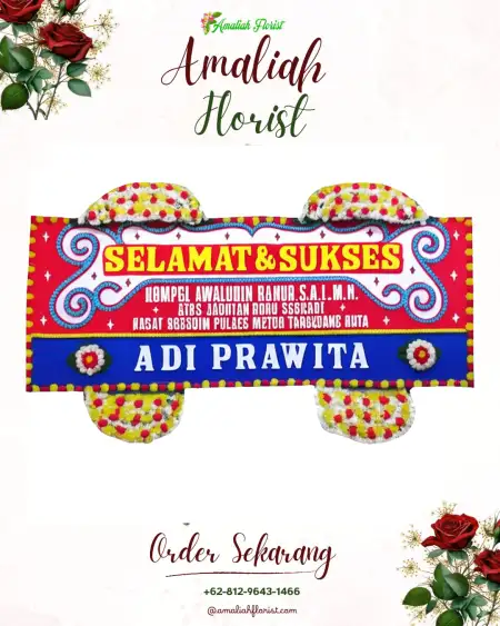 Papan Bunga Ucapan Selamat jatibarang